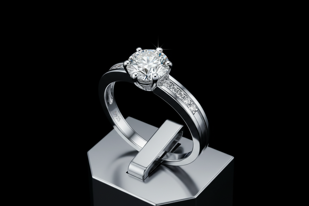 Celeste Glans Ring