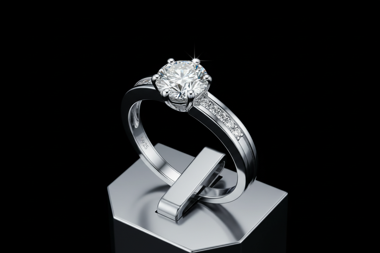 Celeste Glans Ring