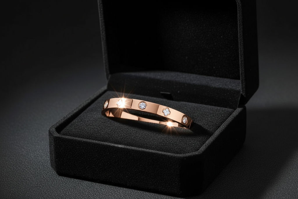 Luna Clover Bangle Armband