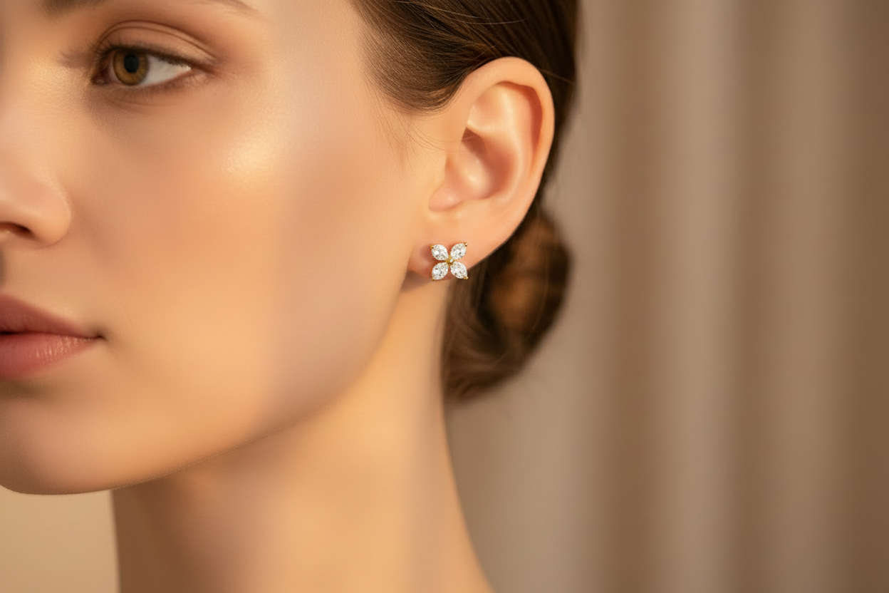 Bloom Zircon Örhänge