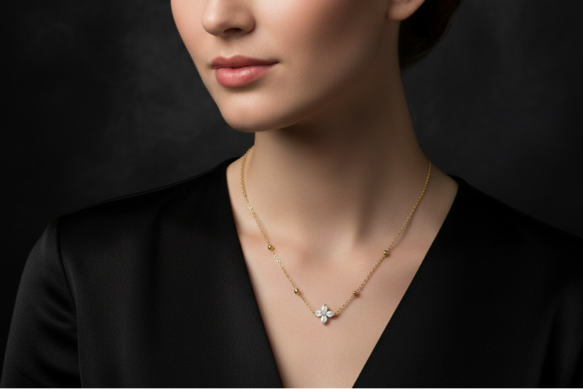 Bloom Zircon Halsbandet