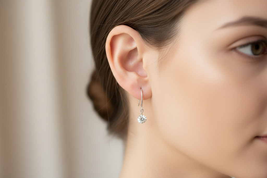 Luxe Crystal Drop örhängen