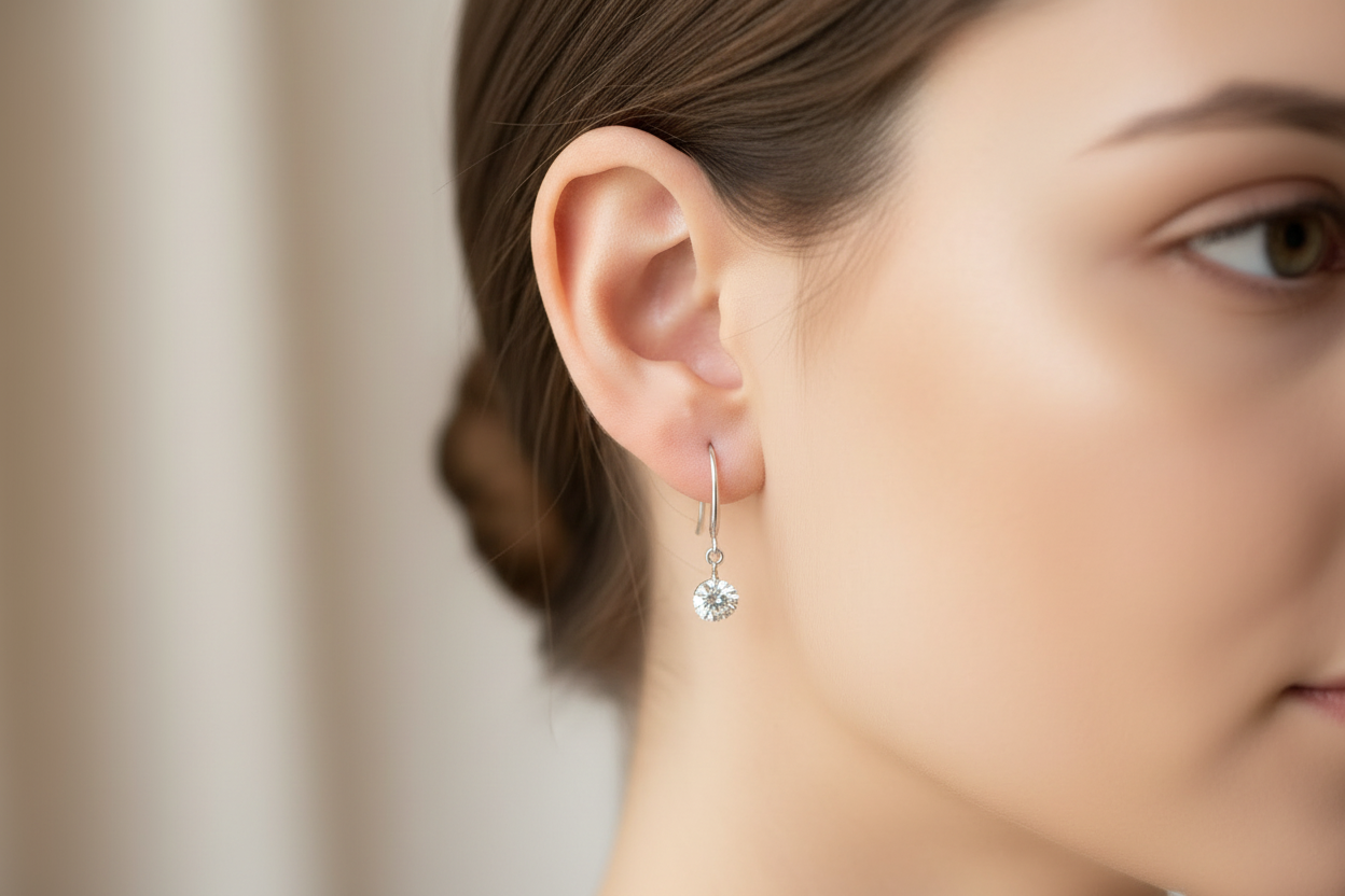 Luxe Crystal Drop örhängen