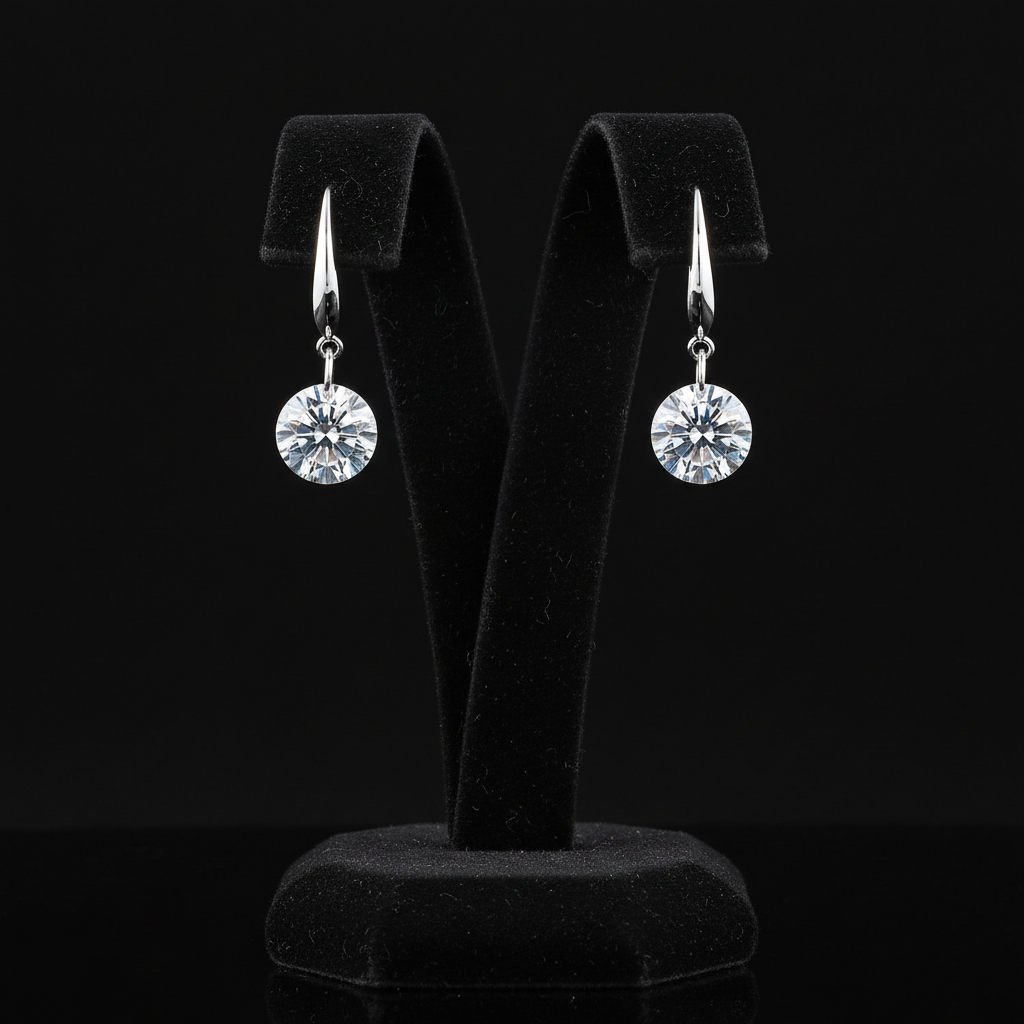 Luxe Crystal Drop örhängen