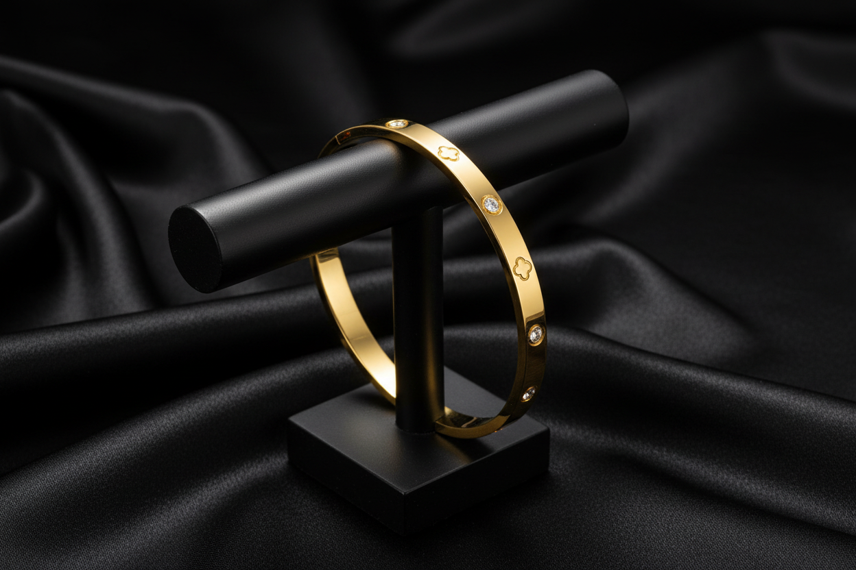 Luna Clover Bangle Armband