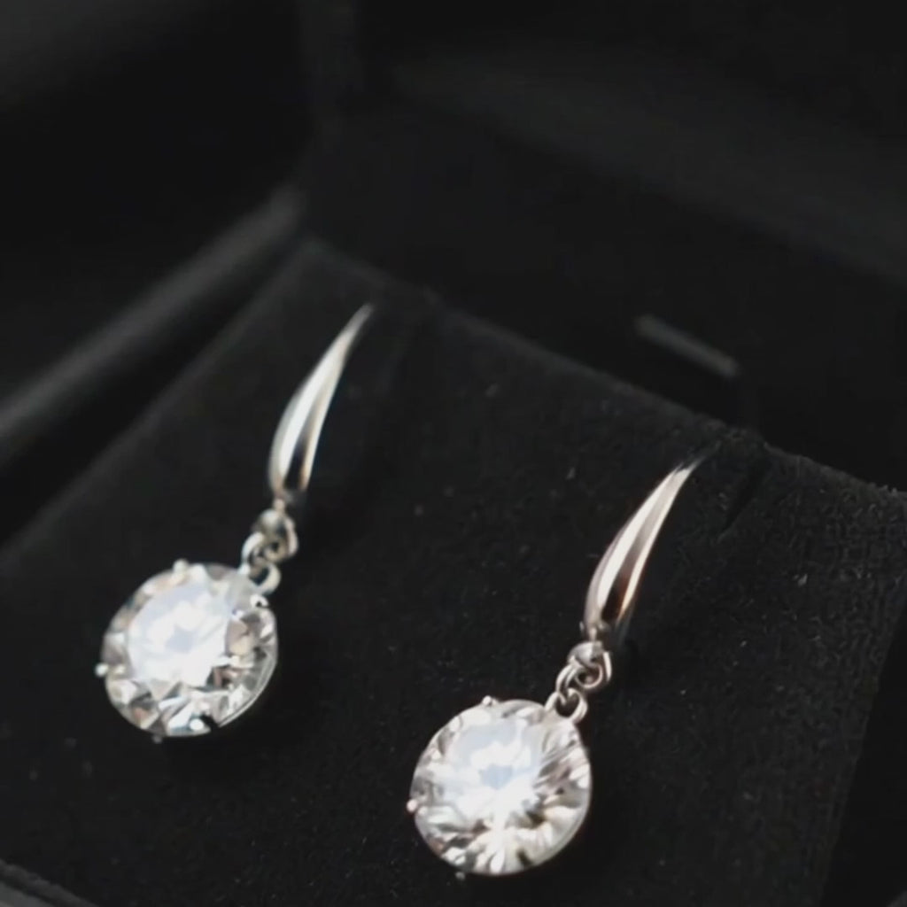 Luxe Crystal Drop örhängen